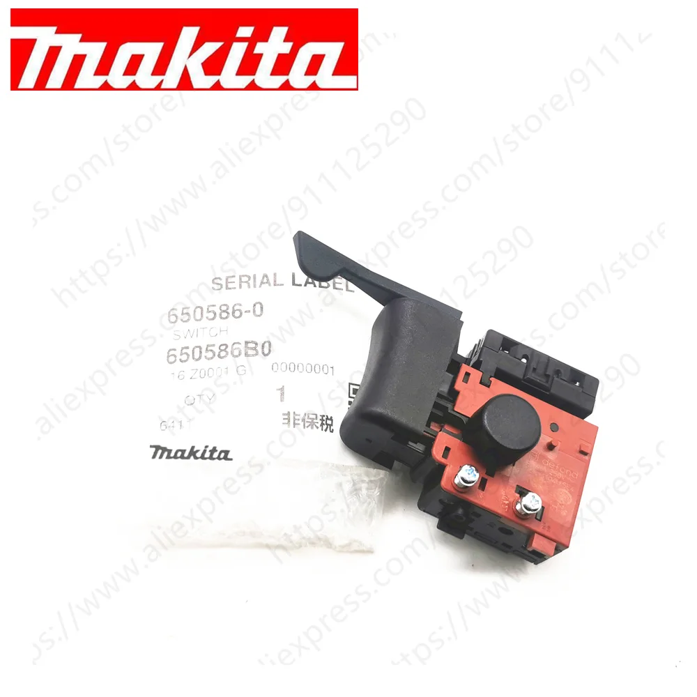 Переключатель для Makita 6411 6412 6413 HP1630 HP1631 MT815 MT814 M8100B HP1631K 650586-0