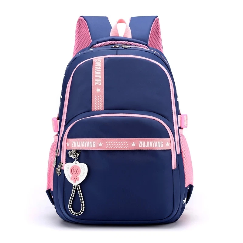 Вместительная школьная сумка принцессы для детей, нейлоновая ортопедическая водонепроницаемая сумка для начальной школы для девочек