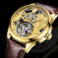 aesop automatic luxury mechanical watch real tourbillon watch men sapphire glass stainless steel waterproof relogio masculino