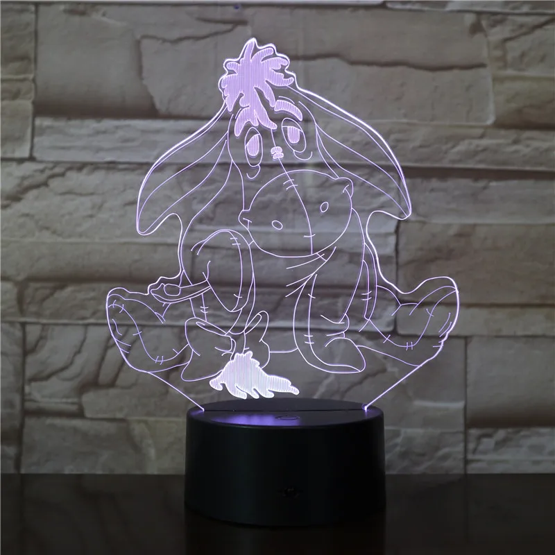 

New Poodle Dog 3d Lamp 7 Colors Led Night Lamp For Kids Touch Led Usb Desk Lampara Lampe Baby Sleeping Decor Nightlight 3365