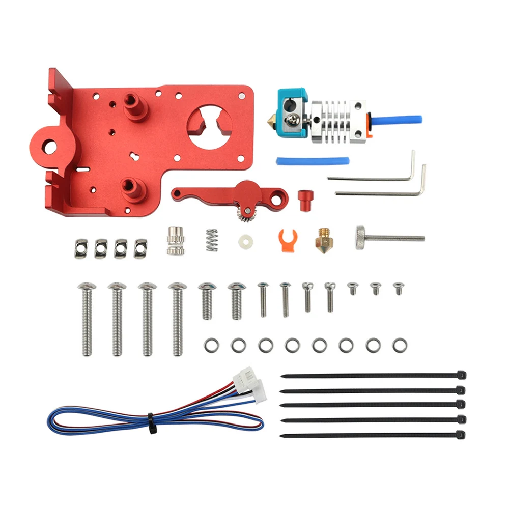 

3D Dual Gear Extruder Set Aluminum Alloy Upgrade Direct Drive 3D Print Extruder For Creality Ender 3/3S/V2 Accessories