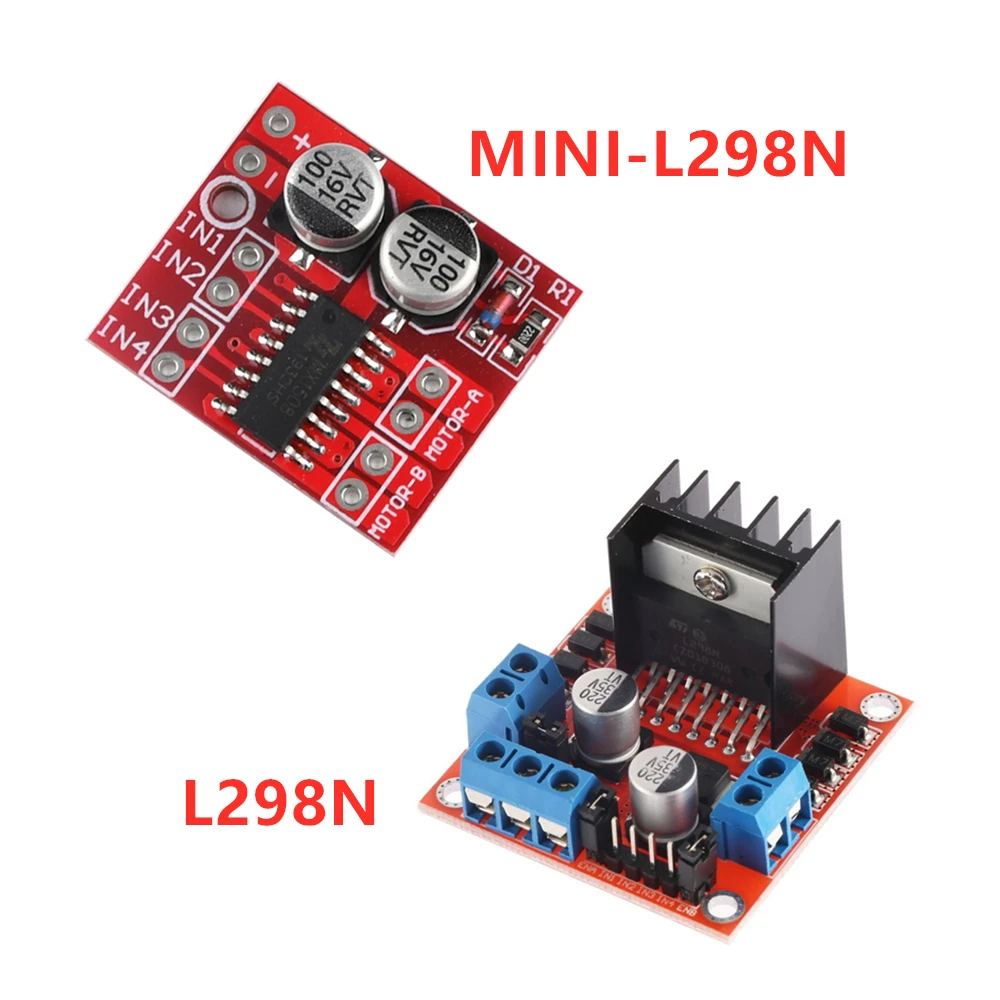 

1Pcs L298N Driver Board Module L298 Stepper Motor Smart Car Robot Breadboard Peltier High Power L298 DC Motor Driver