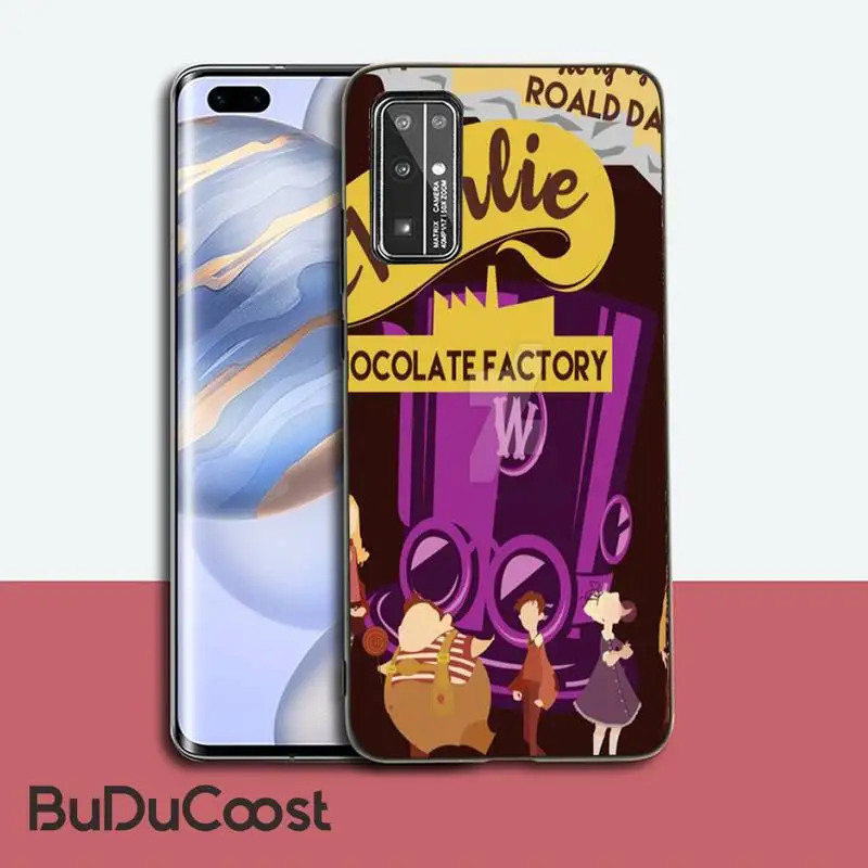 

Riccu Willy Wonka Bar Chocolate Phone Case For Huawei Honor 10 20 lite view20 7C 5.7inch 8 5 7A 10 20i PLAY V30 PRO 8C