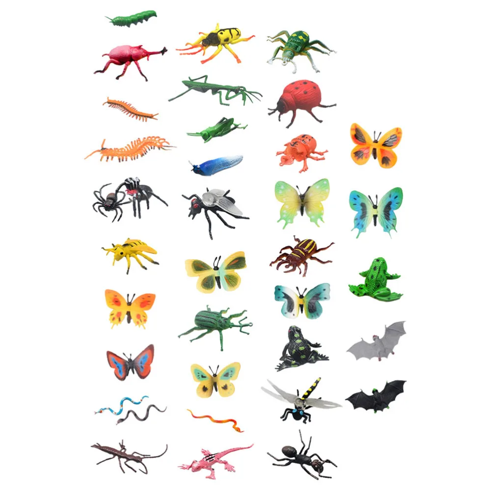 

43Pcs Fake Bugs Insect Figures Educational Plaything for Children
