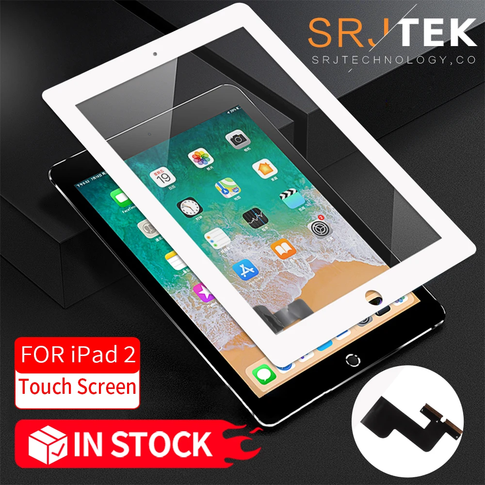 Для iPad 2 дигитайзер iPad2 сенсорный экран A1395 Digizer A1396 A1397 сенсор стеклянная панель