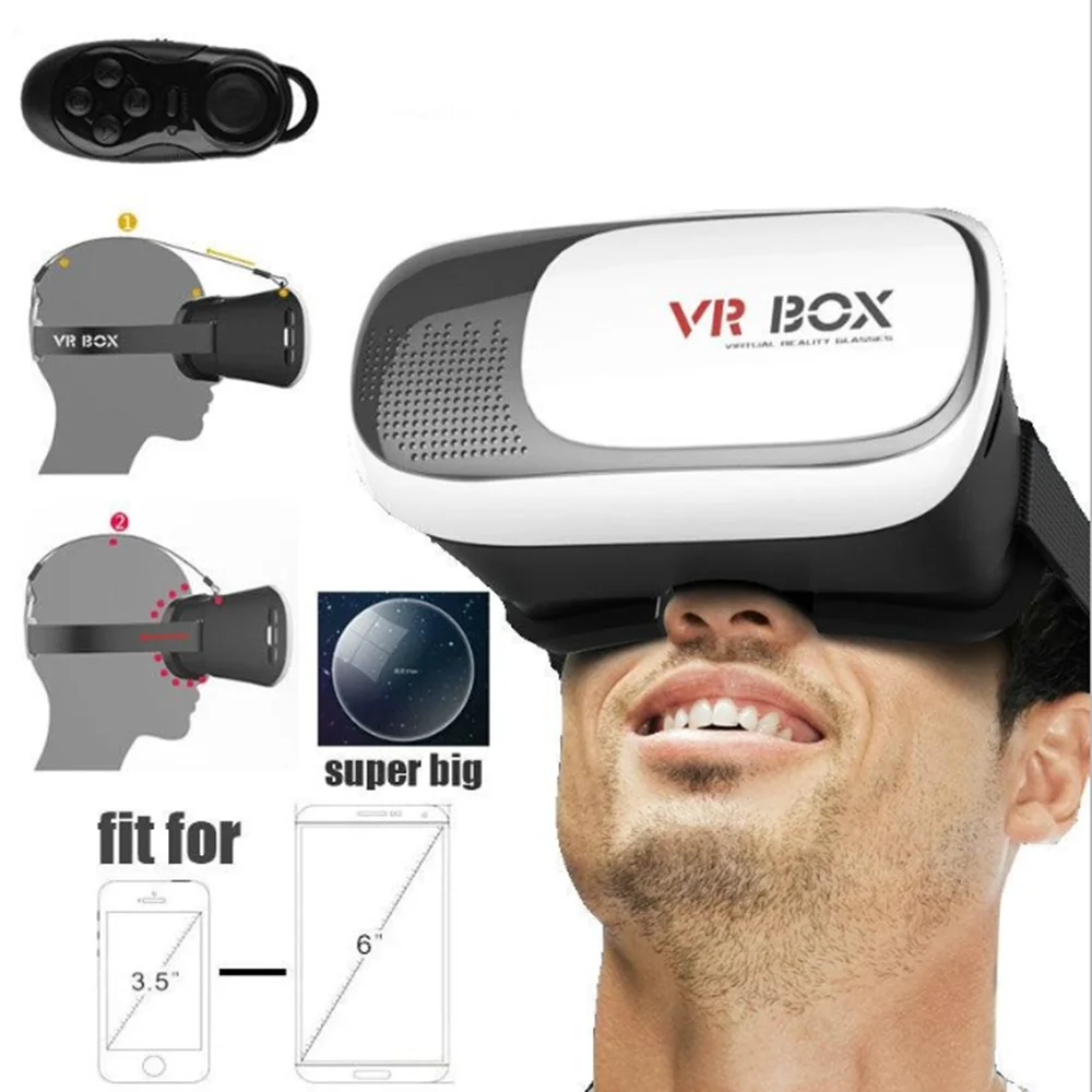 Очки виртуальной реальности картонная гарнитура 3D стекло VR коробка+ мини 5,8G FPV приемник UVC видео нисходящий OTG VR Android телефон