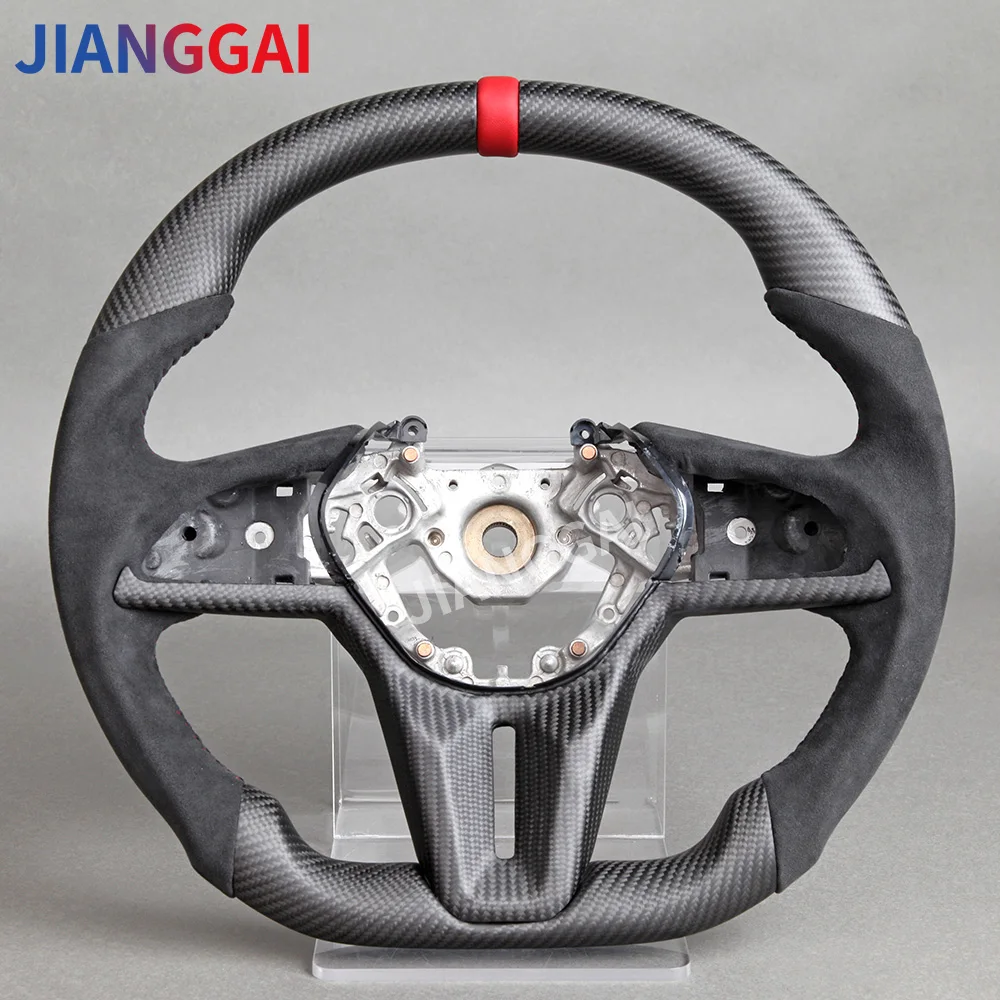 

Matte Carbon Fiber Steering Wheel For Nissan GTR 2019 Italy Alcantara Sport Wheel