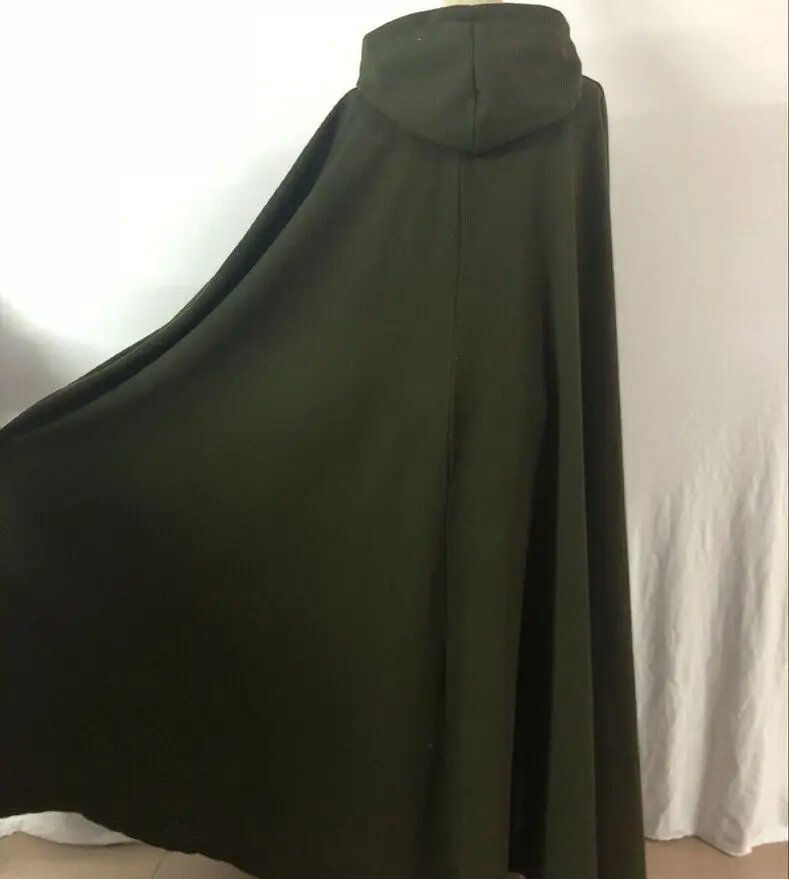 

Fashion Womens Long Cape Cloak Winter Hooded Wool Blend Warm Windproof Overcoats Autumn Poncho Cardigan Spring Autumn Hooded