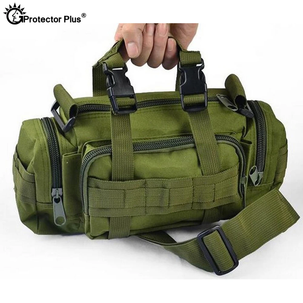 

3L Outdoor Military Camera Bags 600D Tactical Sport Bag Waterproof Camping Climbing Waist Pack Durable Backpack Protector Plus