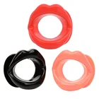 Открытая кляп для рта, БДСМ бондаж флирт игрушки силиконовый Женский, мастурбация без липучки оральный БДСМ секс-игрушки для женщин для пар