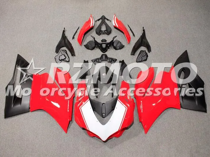 

Новый комплект обтекателей ABS для мотоциклов Ducati 959 1299 Panigale 2015 2016 2017 2018 15 16 17 18 Красный Черный