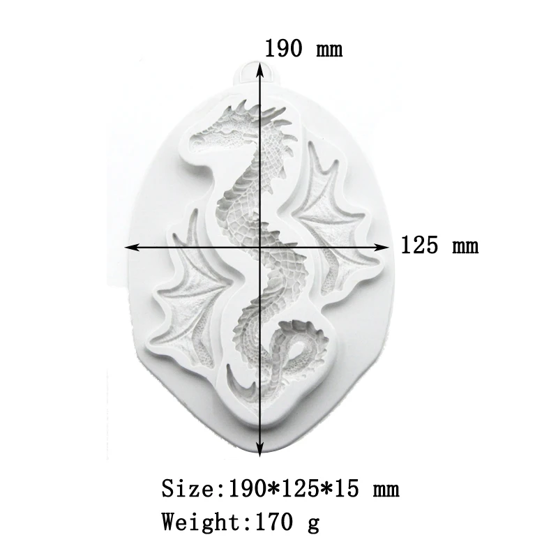 Meibum змея Дракон аниме модель помадка форма для торта День рождения шоколадные