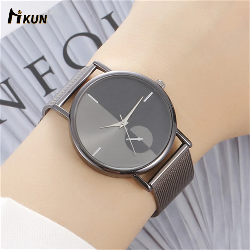 Женские кварцевые наручные часы Reloj Mujer брендовые роскошные со стальным ремешком