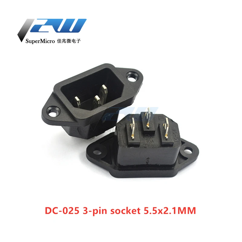 10 шт./лот DC Мощность с портом Jack для разъема край 5 5*2 1 мм 0 7 2 005 002 012 022 022B 025