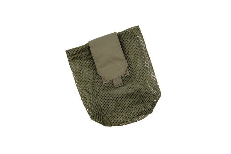 Outdoor Folding Mesh Recycling Bag Vest Tactical Sundry Bag Roll Up OTB Water Version MC