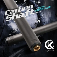 konllen billiard carbon fiber 3 cushion carom cue stick shaft uni loc radial pin 388 pin joint carbon billiard shaft for peri