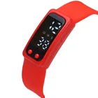 Модные женские часы, силиконовый браслет, шагомер, счетчик калорий, цифровой светодиодный дисплей, спортивные часы, электронные часы, простые XB40