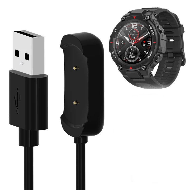 Фото Док-станция зарядная с USB-кабелем для смарт-часов Xiaomi AMAZFIT T-ReX A1918 №1