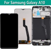 lcd display touch screen digitizer assembly with frame for samsung galaxy a10 sm a105f sm a105g sm a105m sm a105fn display