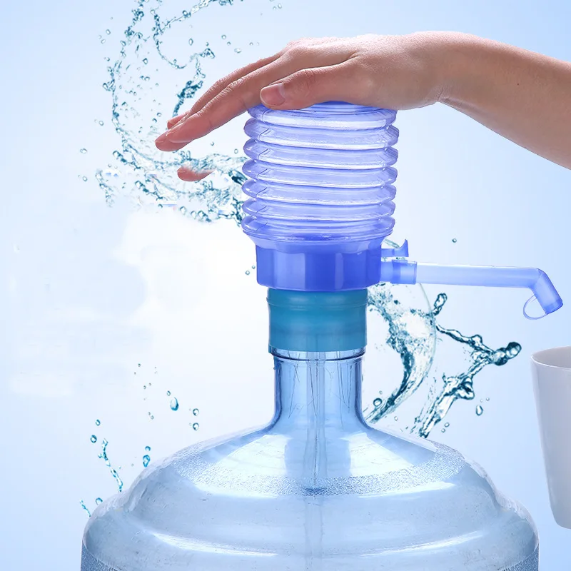 

1pc Plastic Bottled Drinking Water Easy Hand Press Pump Dispenser Home Indoor Outdoor Bottled Press Water Pump Dispenser Tools