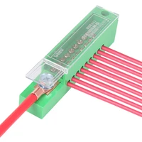 unipolar splitter junction box metering cabinet wire terminal block flame retardant plastic with cover electrical accessories