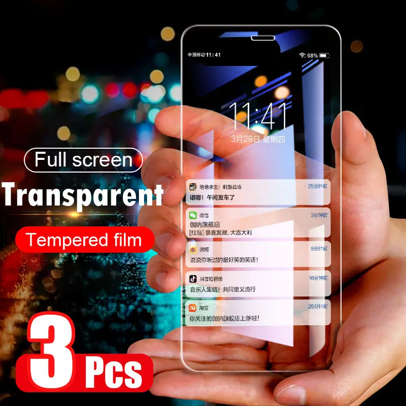 ZNP 3 шт 9H Защитное стекло для iPhone X XS Max XR 8 7 Защита экрана закаленное для iPhone 8 7 6 6s Plus 5 5S SE стекло