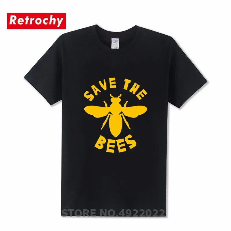 Новые Ограниченная серия сохранить пчелы футболка для мужчин насекомое пчела