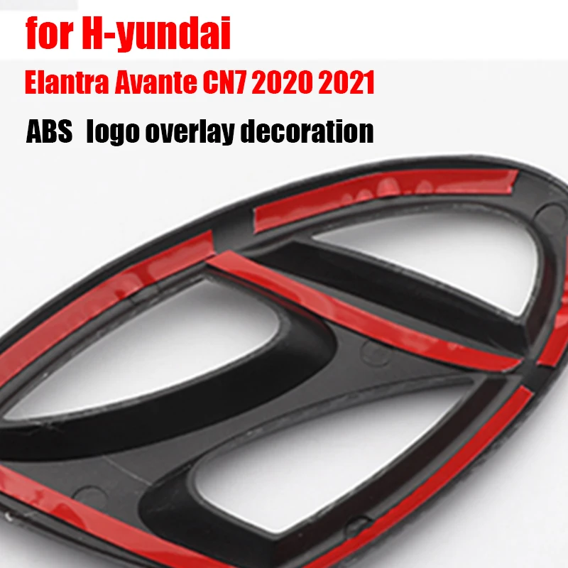 

Used for Hyundai Elantra CN7 20 21 front and rear steering wheel ABS carbon brazing 3D logo car logo decoration