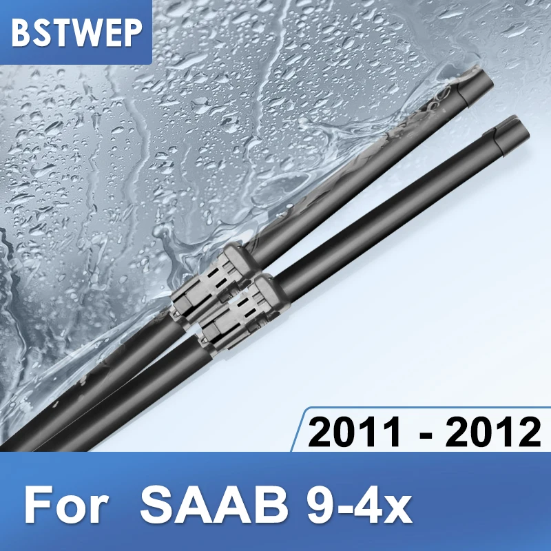 

BSTWEP Wiper Blades for SAAB 9-4x Fit Push Button Arms 2011 2012
