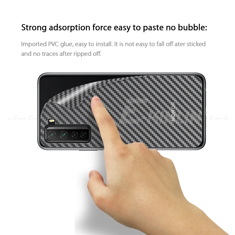 5 шт. 3D задняя крышка из углеродного волокна пленка для HuaWei Honor 30i 30S 20S 20E 10i 30 20 Lite Pro