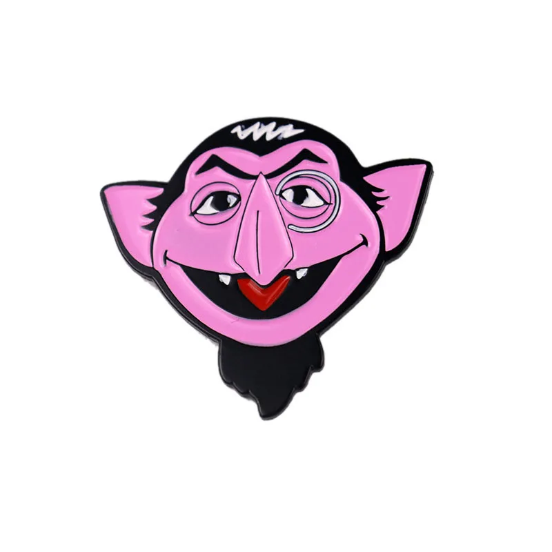 Аниме Улица Сезам булавка фигурка брошь на Рюкзак джинсовый значок одежда шляпа