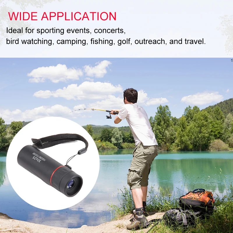 

High Definition Monocular Telescope Waterproof Mini Portable Monocular Mini Telescope For Travel Hunting Camping Fishing