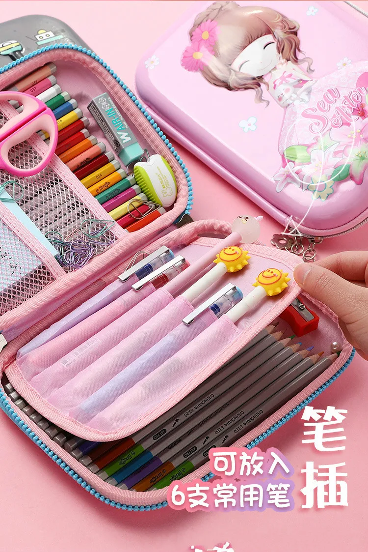 Пенал с единорогом чехол Kawaii милый пенал для карандашей trousse школьников большой емкости, Карандаш Чехол ручка чехол школьные принадлежности для девочек и мальчиков