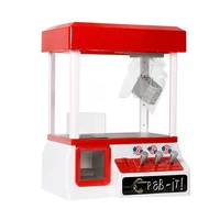 abs plastic vending candy grabber machine toy mini doll claw machine slot game arcade candy coin operated game entertainment