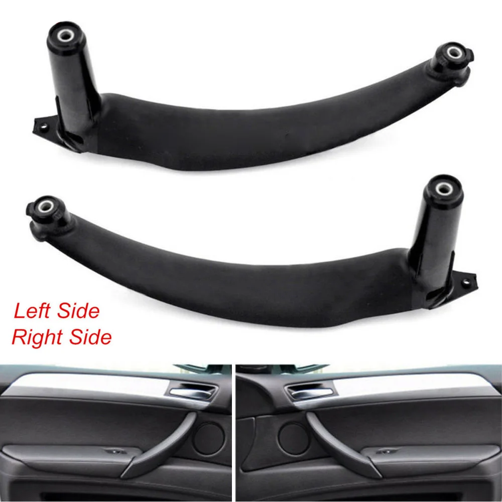 

Accessories Door Panel Handle Left+Right Black Replacement Interior Trim