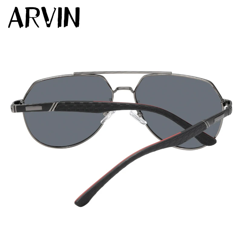 Классические поляризованные солнцезащитные очки HD с металлической оправой