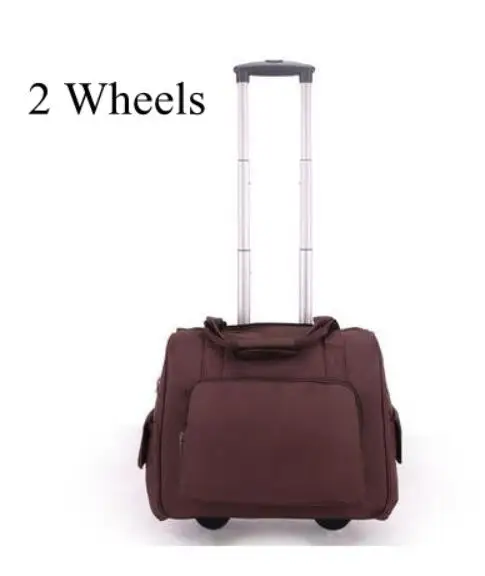 2 wheels Женская дорожная сумка на колесиках 20 дюймов, сумки на колесиках для ноутбука, деловые дорожные сумки на колесиках, чемодан на колесиках - Цвет: 2 wheels