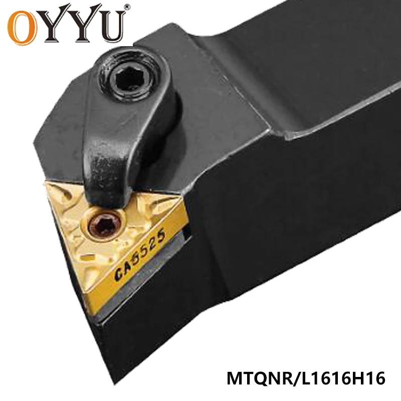 

OYYU MTQNR1616H16 MTQNL1616H16 MTQNR MTQNL 1616 External Turning Tool Holder Carbide Inserts CNC Lathe Cutter TNMG160404