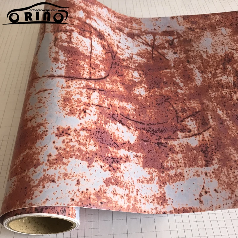 Самодельный Стайлинг ржавая виниловая пленка выпуск воздуха клейкая