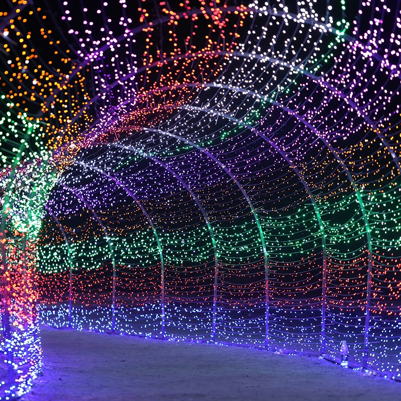 Рождественская гирлянда сосульки светильник s Водонепроницаемый 220 В