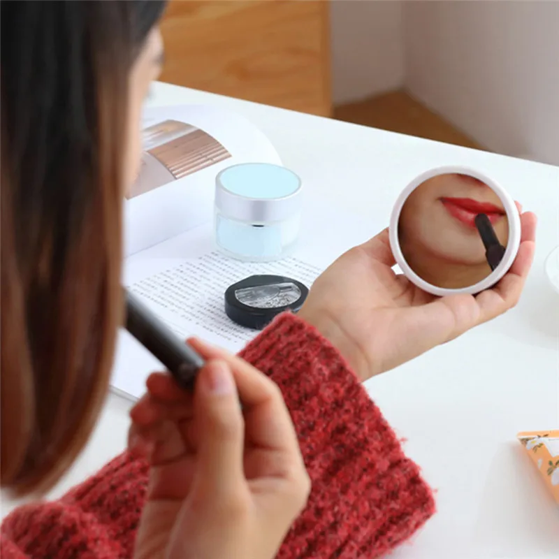 Зеркальный будильник с ночной Светильник светодиодный цифровой часы календарем