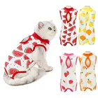 Спасательный костюм для собак и кошек, профессиональная рубашка для выздоровления домашних животных, повязки на раны живота, заменитель для кошек