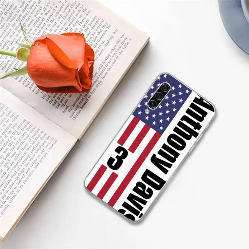 

American name letter Phone Case For Samsung A S M Note 9 10 20 fe 21 71 30 ultra plus 5g 11 31 51 s