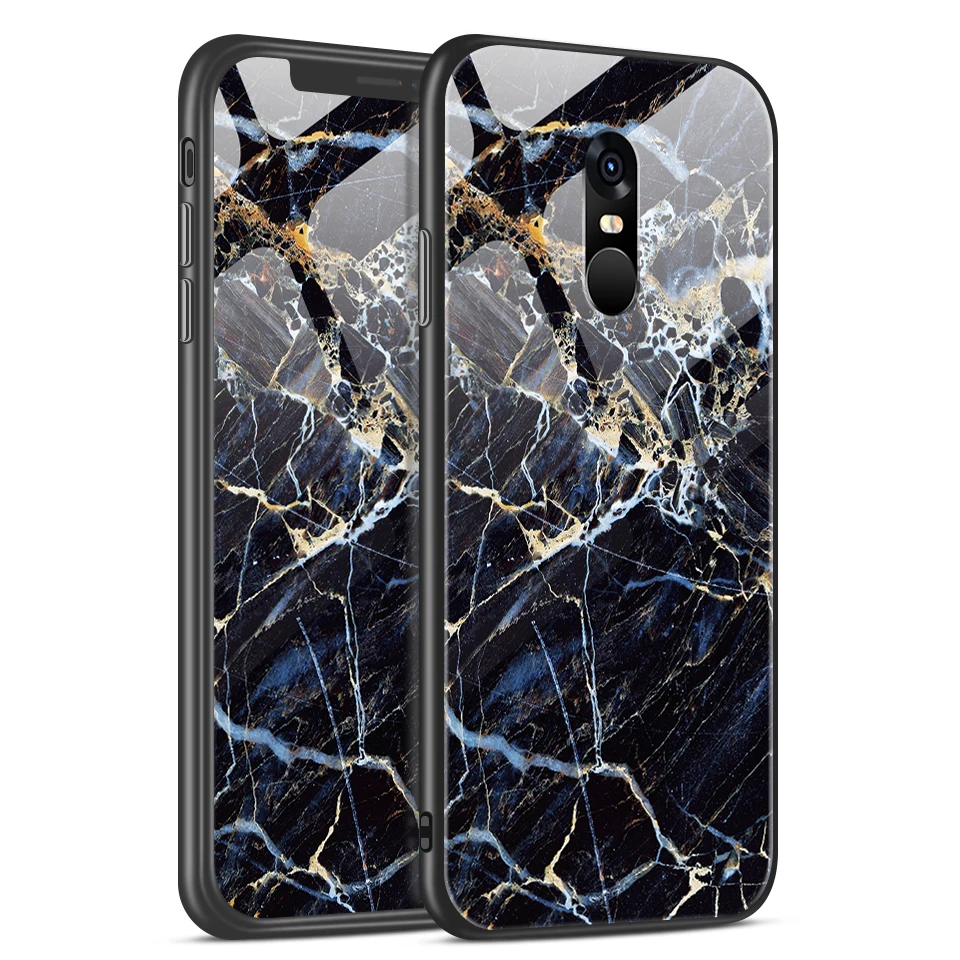 W302 Для Xiaomi Redmi Note 4/4X роскошный чехол из закаленного стекла для Remi Note 4 Pro CN Version/4 Gobal Version Fashion Soft Edge Shell - Цвет: W302
