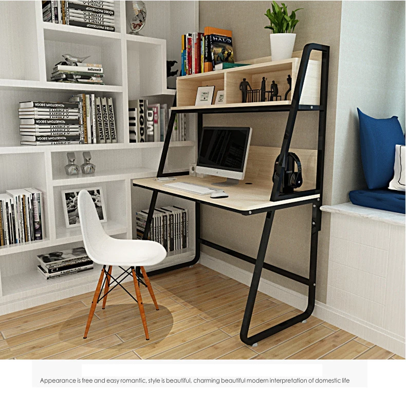 Настольный домашний небольшой стол простой и простой стол для спальни книжный шкаф для студентов письменный стол для развлечений компьюте...