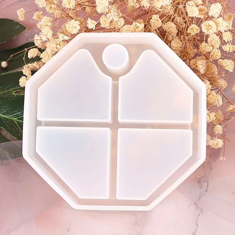 

1 Set Jewelry Organizer Box Silicone Resin Mold for Women Kids, DIY Multi-Layer Rotating Jewelry Tray Storage Case