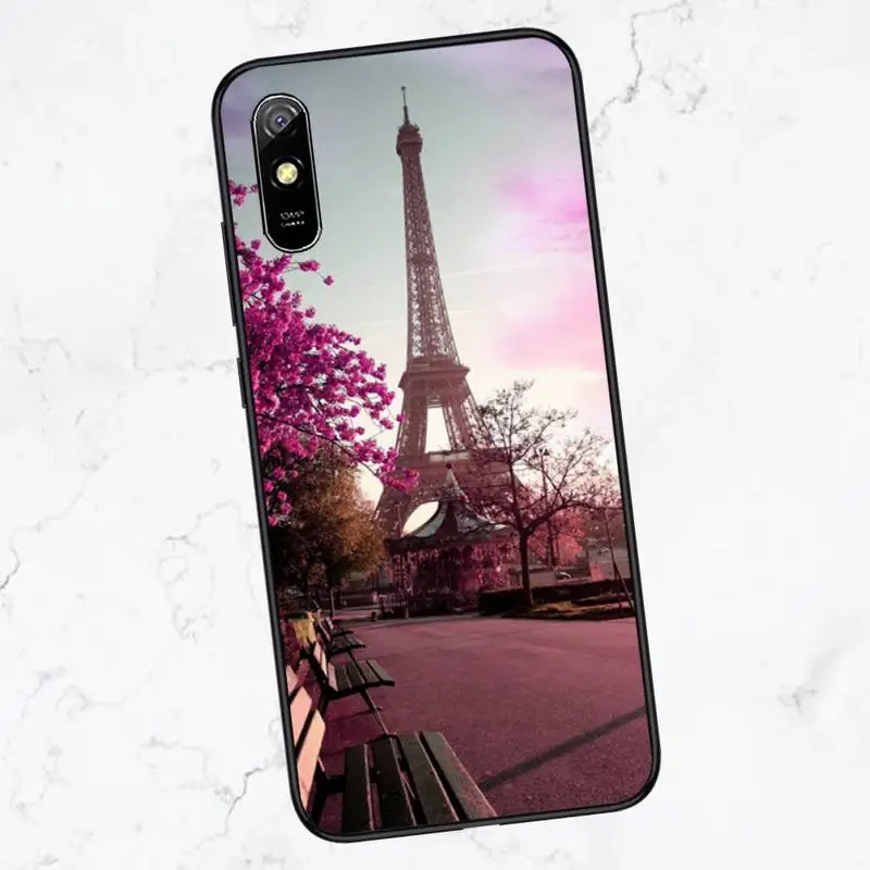 

Eiffel Tower Phone Case For Xiaomi Redmi Note 4 4x 5 6 7 8 pro S2 PLUS 6A PRO