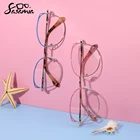 Женские очки в оправе SASAMIA, овальные оптические очки с прозрачными линзами для близорукостичтения, 3047