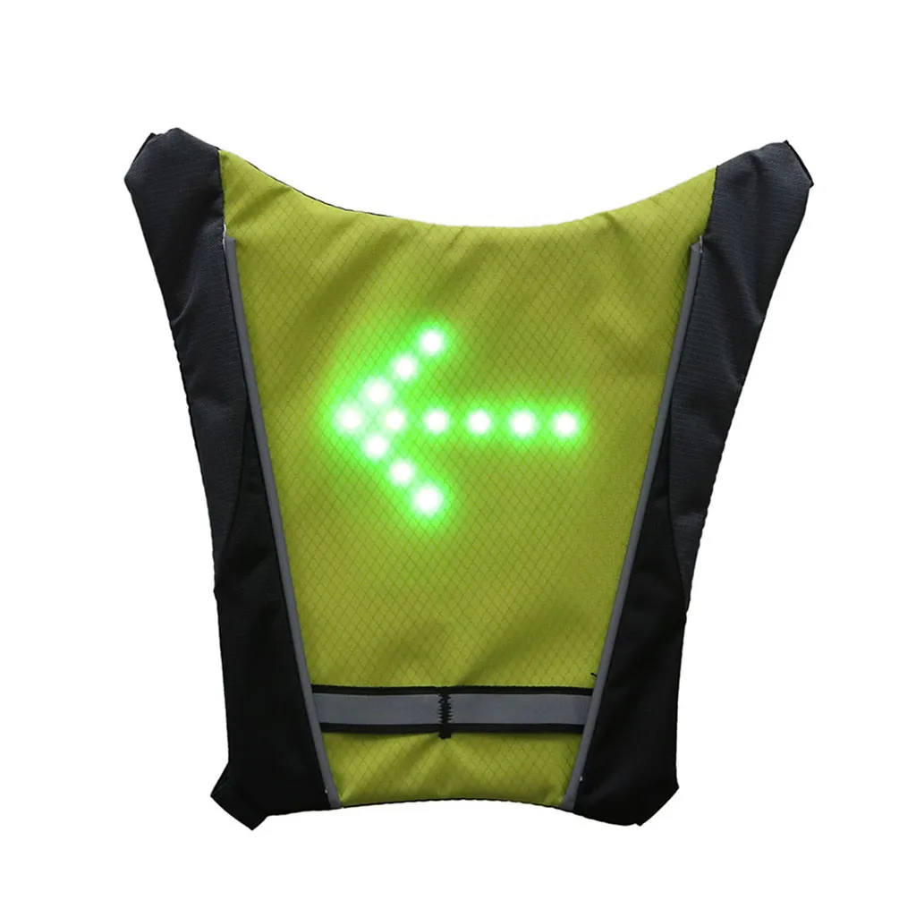 

Safety Protection For Night Riding Cycling Bicycle LED Wireless Safety Signal Light Riding Night Guiding Safety Outdoor Vest