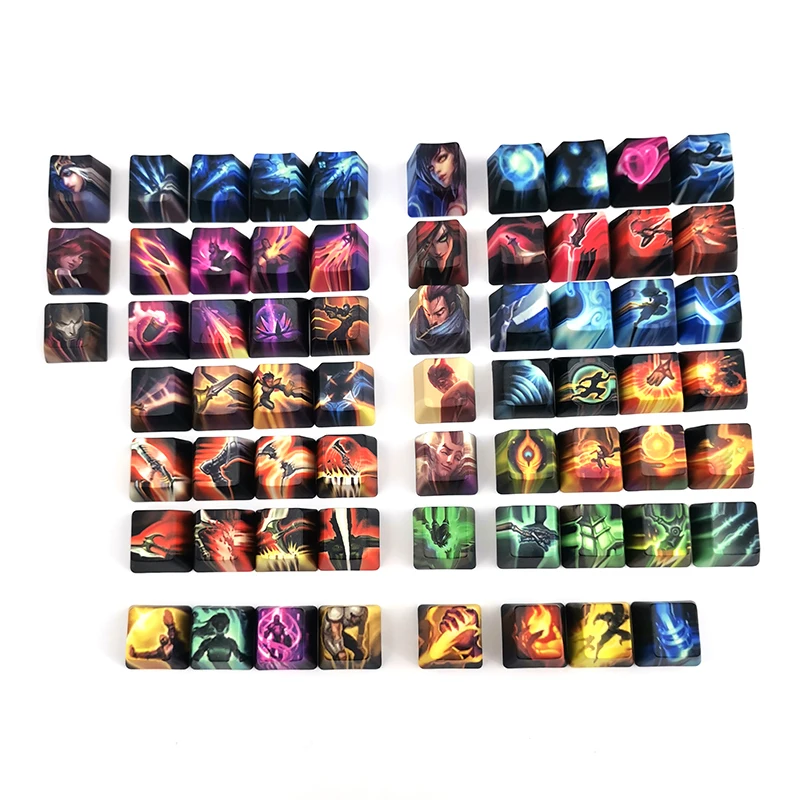 1 комплект колпачок для ключа LOL MX Switch PBT 5 боковых красителей все чемпионы могут